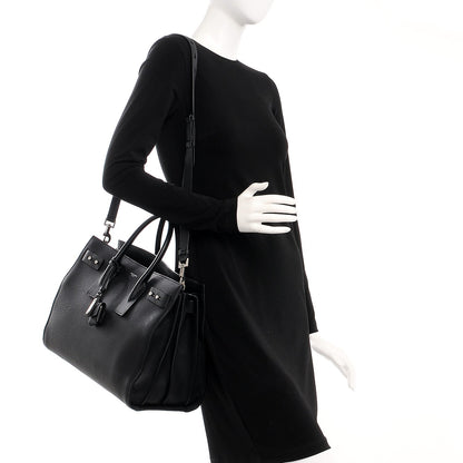 Saint Laurent Grained Calfskin Medium Supple Sac De Jour Black 2 of 18