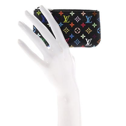 Louis Vuitton LV X TM Monogram Multicolor Key Pouch Black 2 of 9