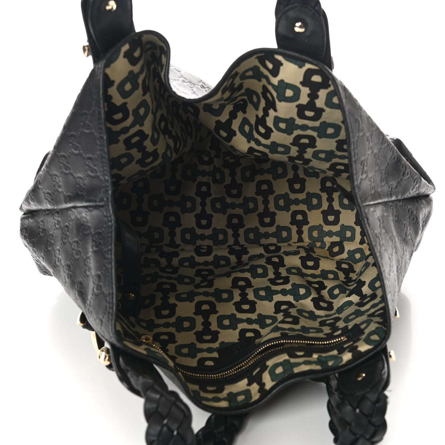 Guccissima Medium Pelham Shoulder Bag Black