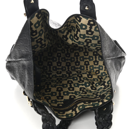 Gucci Guccissima Medium Pelham Shoulder Bag Black 5 of 12