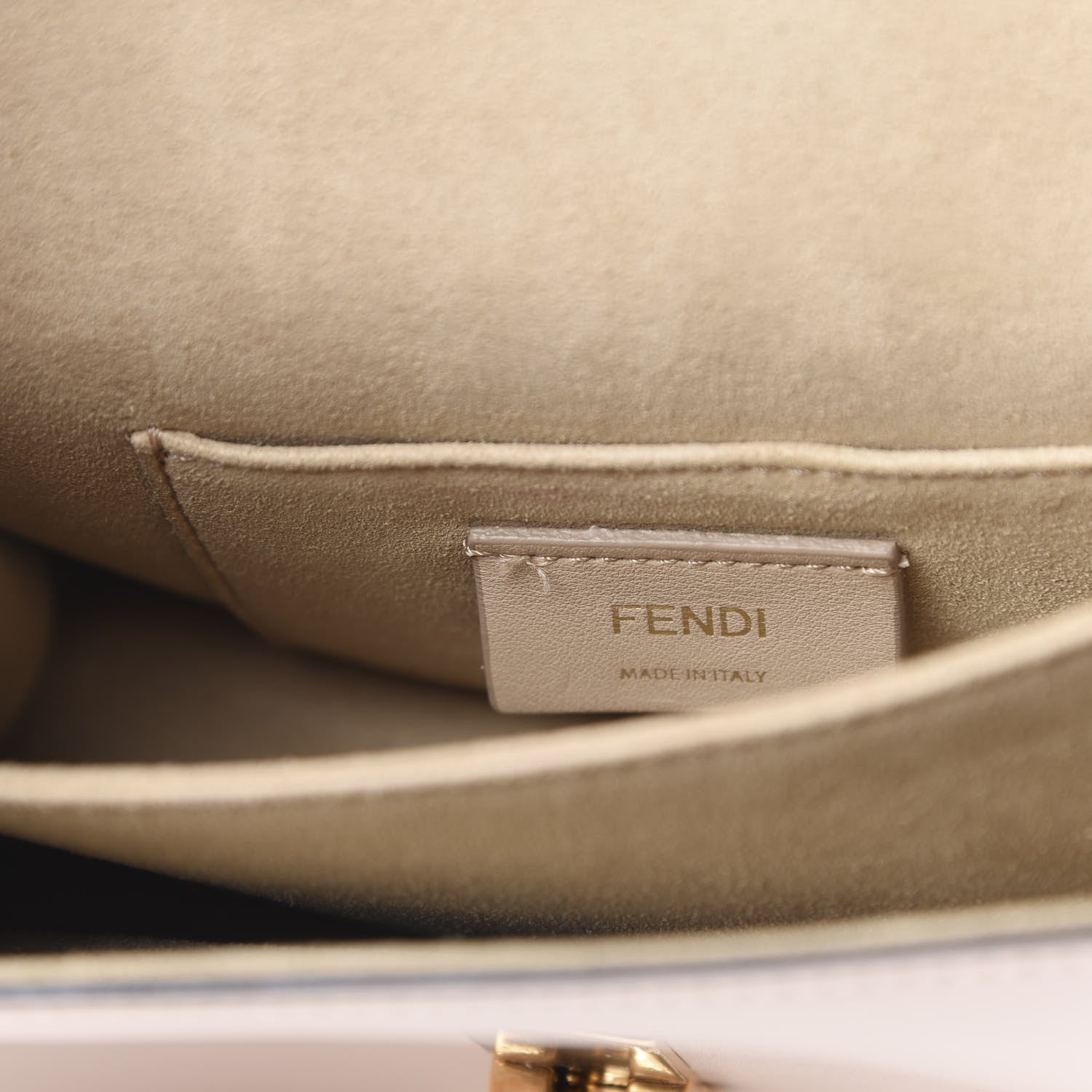 Fendi Vitello Liberty Whipstitch Bow Small Kan I Shoulder Bag Plaster Multicolor 11 of 12