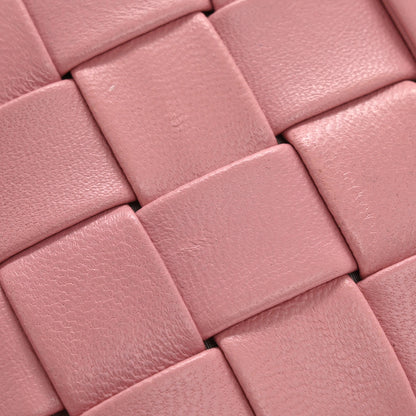 Miu Miu Nappa Intreccio Bi-Fold Compact Wallet Rosa 11 of 11