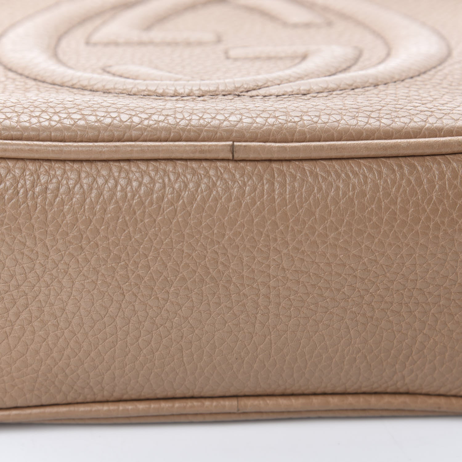 Gucci Pebbled Calfskin Small Soho Disco Bag Rose Beige 13 of 21
