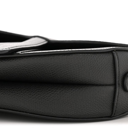 Christian Dior Grained Calfskin Mini Saddle Bag Black 10 of 14