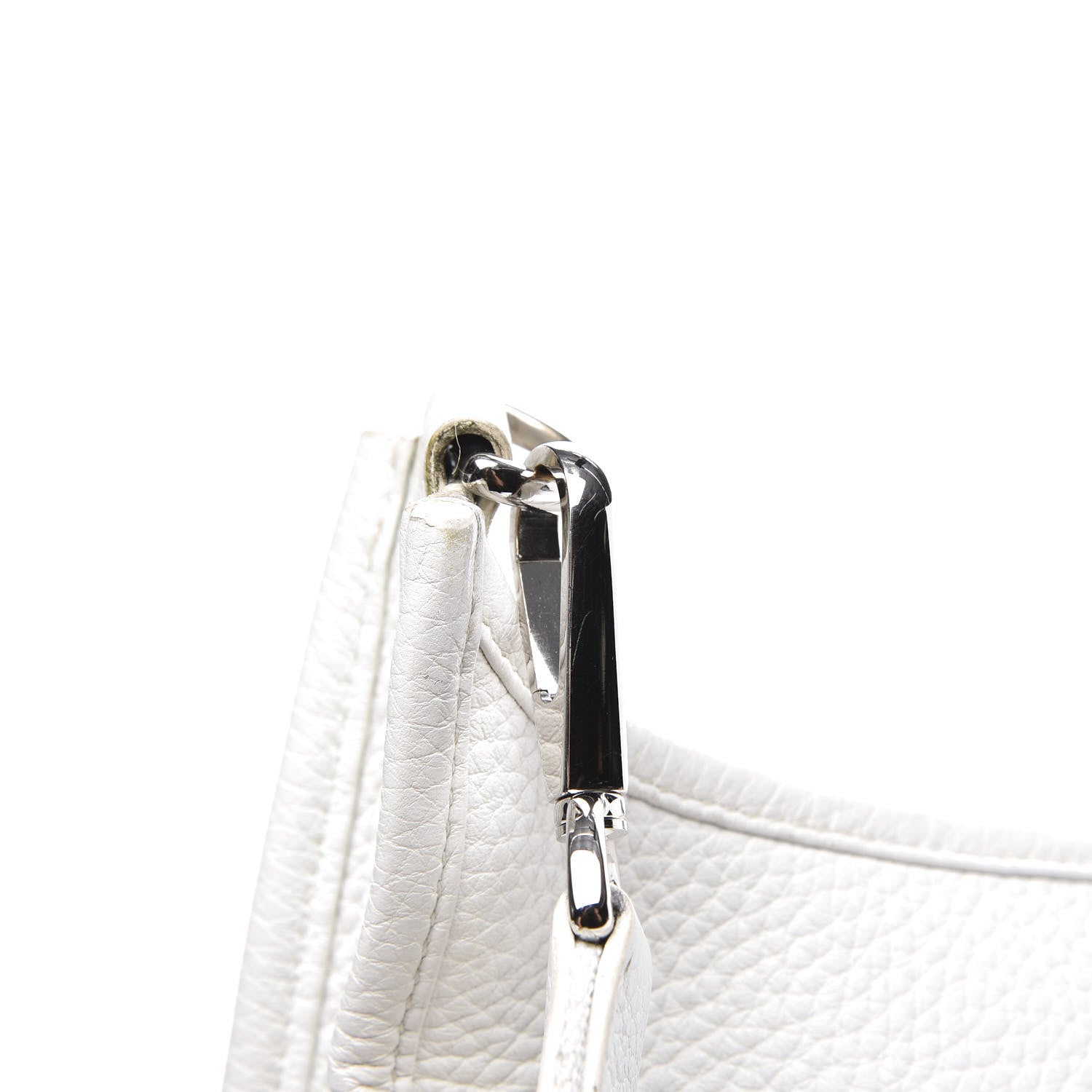 Hermes Taurillon Clemence Evelyne III PM White 18 of 20
