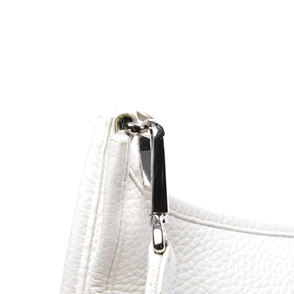 Hermes Taurillon Clemence Evelyne III PM White 18 of 20