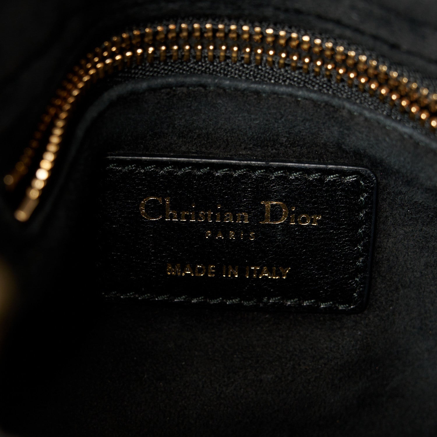 Christian Dior Velvet Mini Lady Dior Black 6 of 10