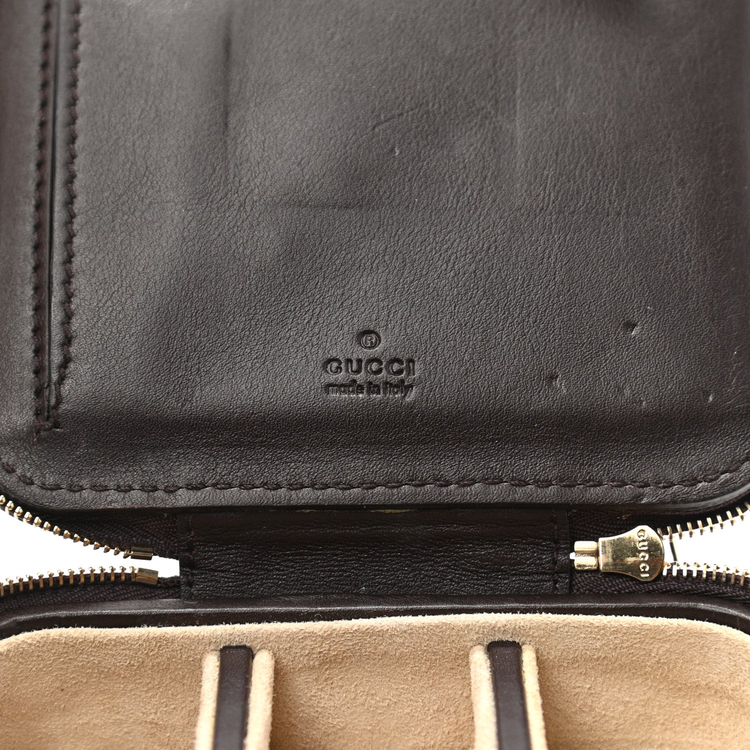 Gucci Guccissima Jewelry Case Brown 7 of 10
