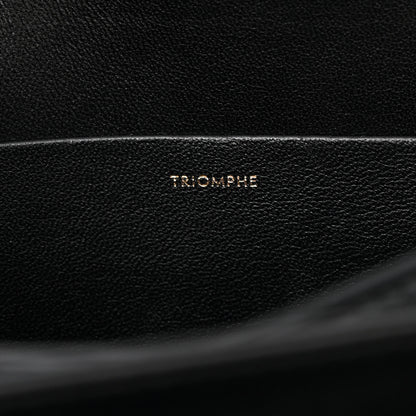 Celine Shiny Calfskin Large Triomphe Black 8 of 14