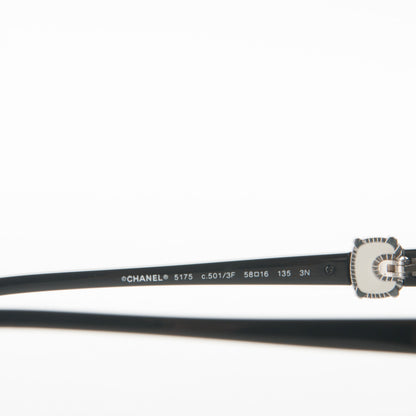 Chanel Acetate CC Logo Sunglasses 5175 Black 5 of 5