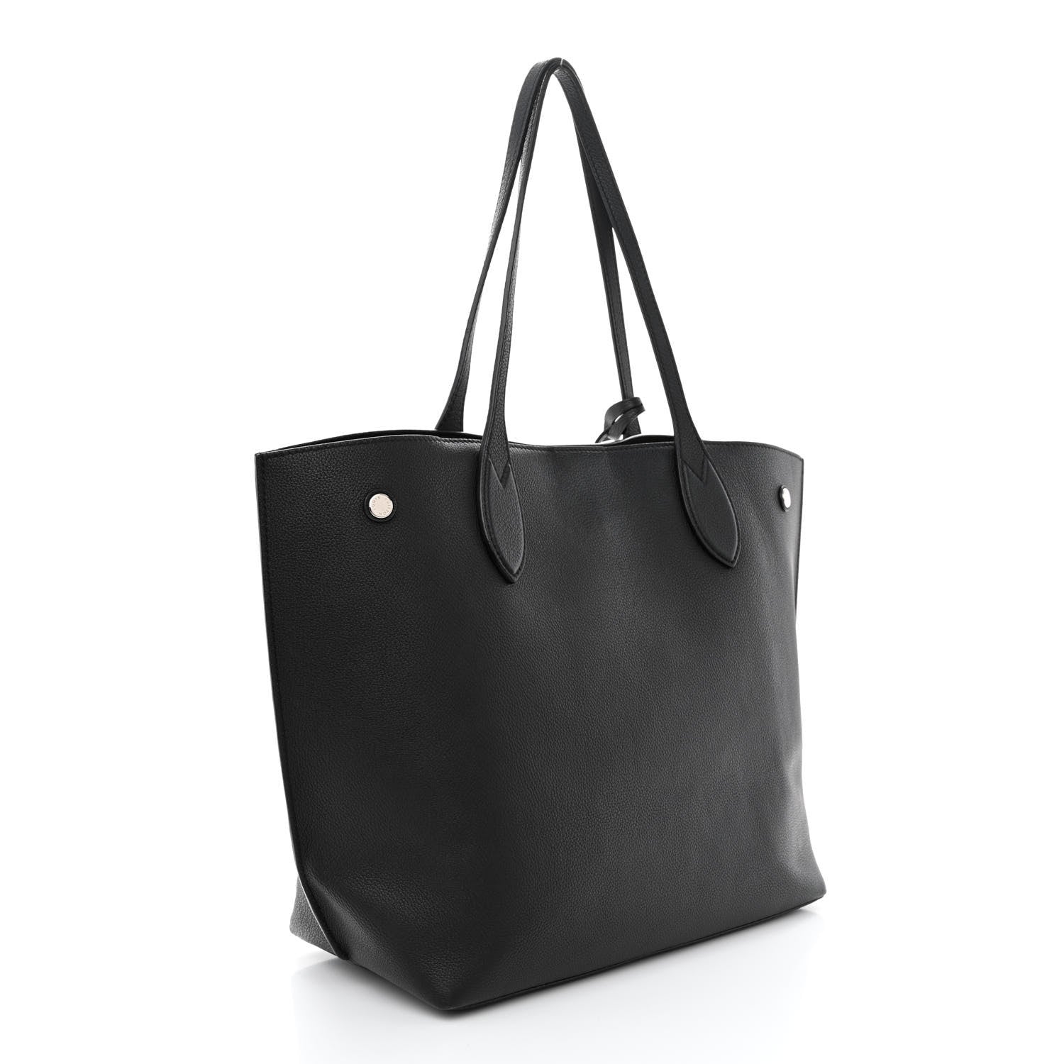 Louis Vuitton Calfskin Lockme Go Tote Black 3 of 11