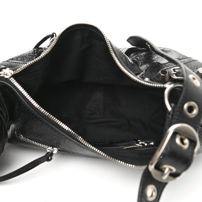 Balenciaga Agneau Arena Small Le Cagole Shoulder Bag Black 5 of 9