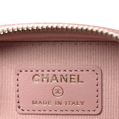 Chanel Caviar Quilted Clutch with Chain Light Pink 6 of 12