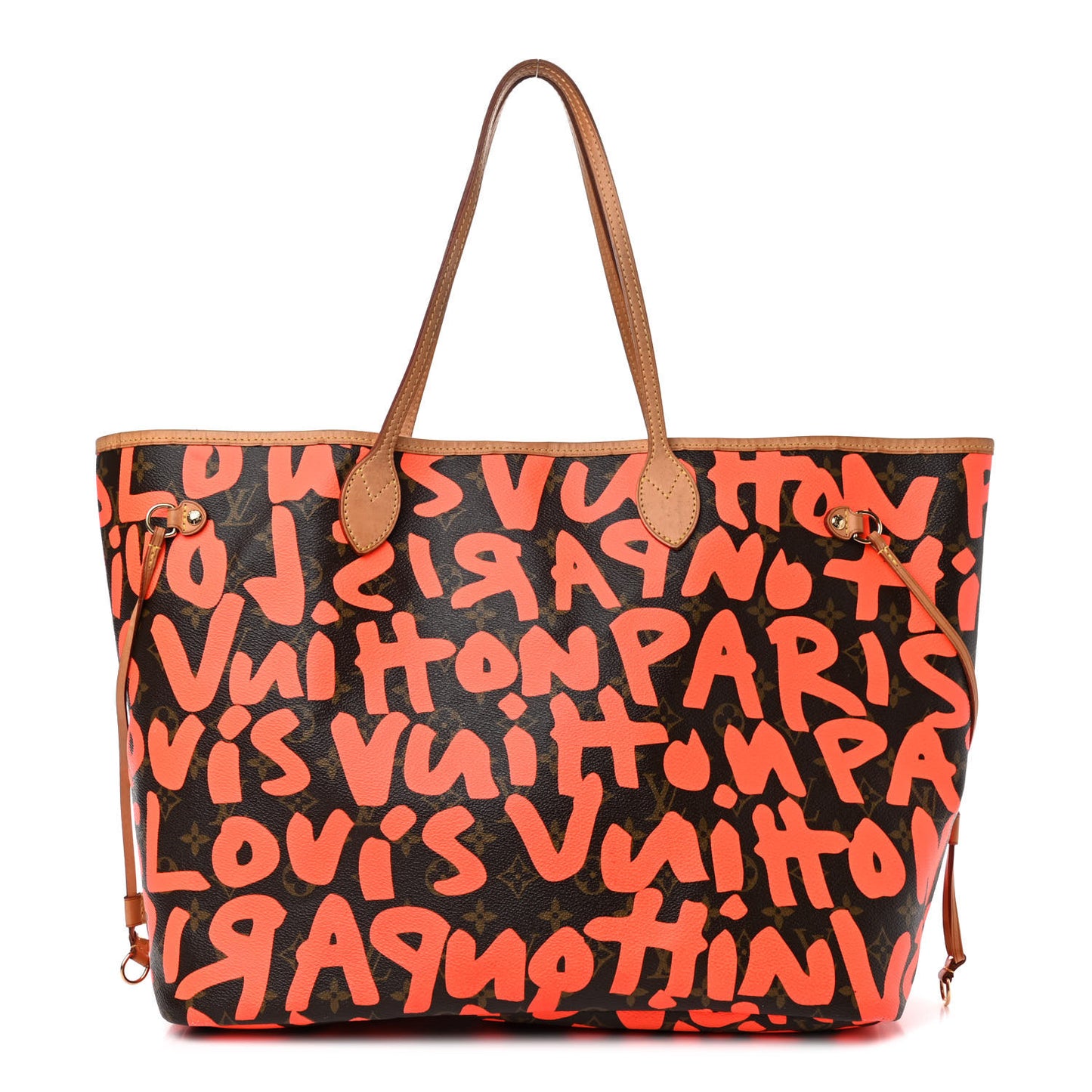 Monogram Graffiti Neverfull GM Orange