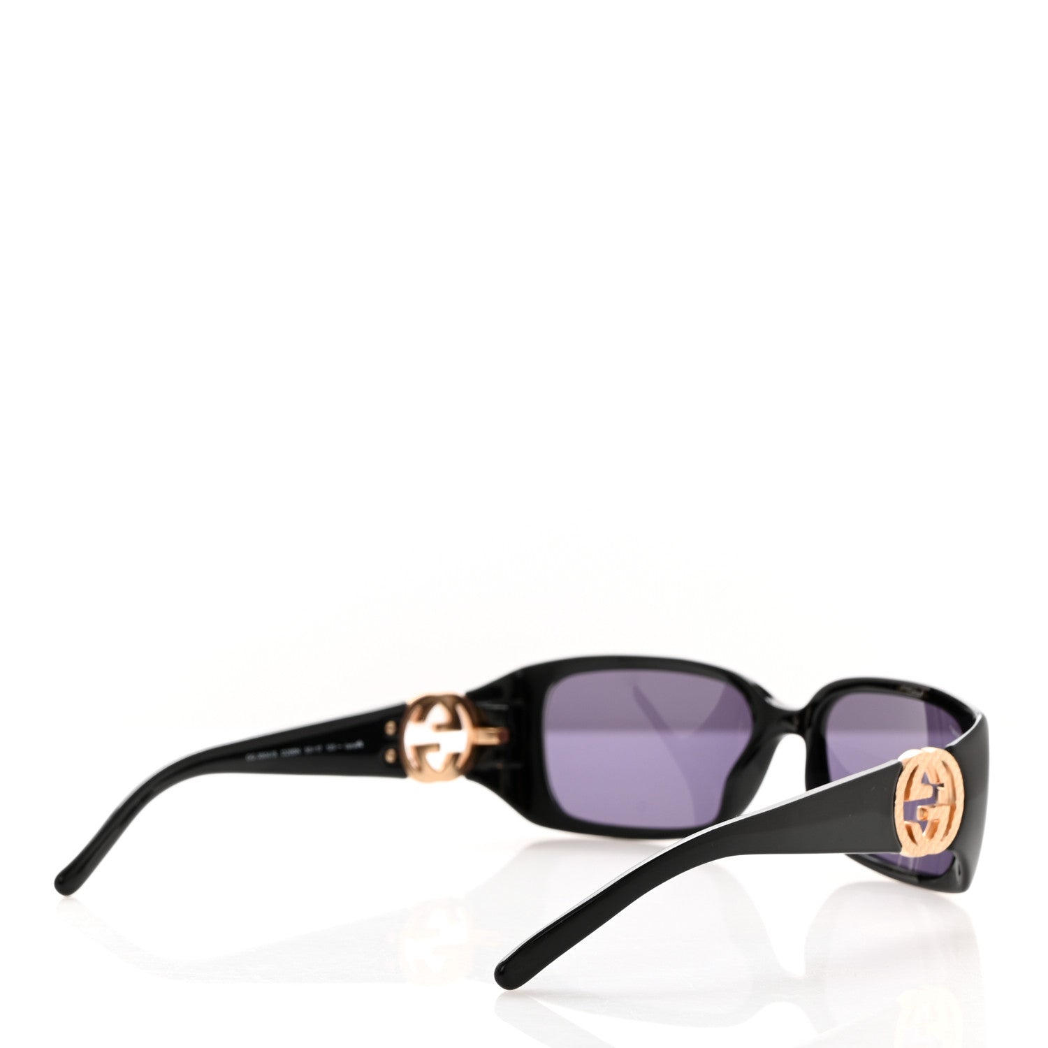 Gucci Acetate Crystal GG Sunglasses GG3578/S Black 4 of 7