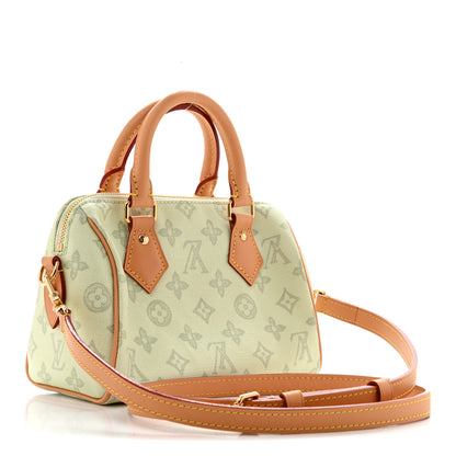 Louis Vuitton Monogram Origine Lin Speedy Bandouliere 20 Vert Asniere 3 of 11