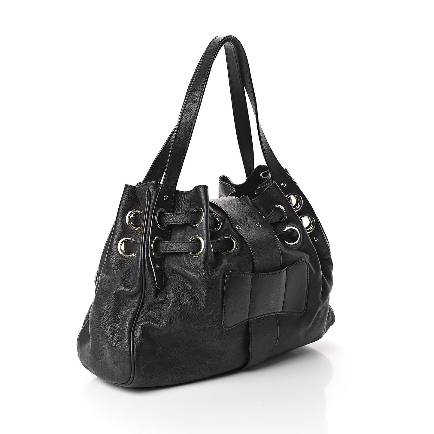 Calfskin Ramona Tote Black
