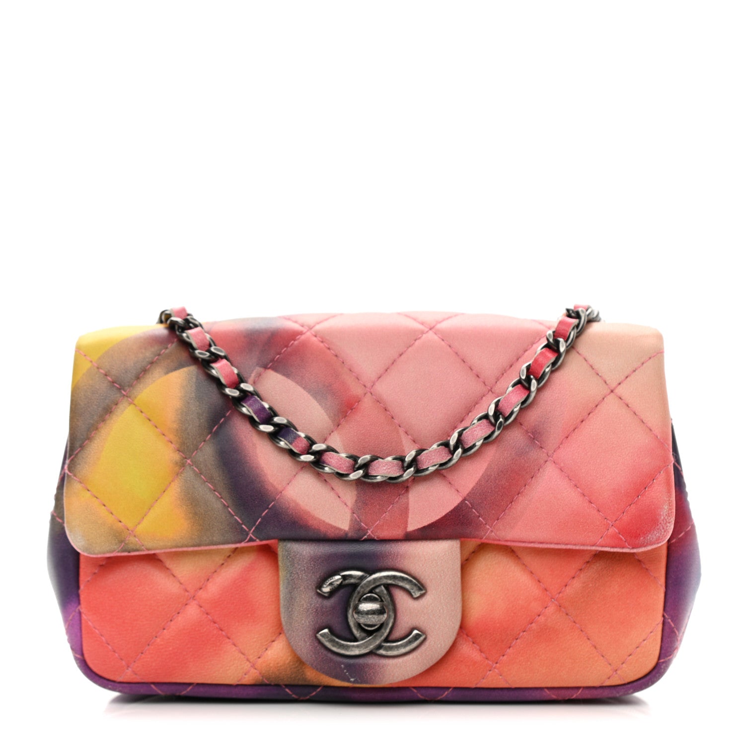 Chanel Lambskin Quilted Extra Mini Flower Power Flap Multicolor 1 of 11