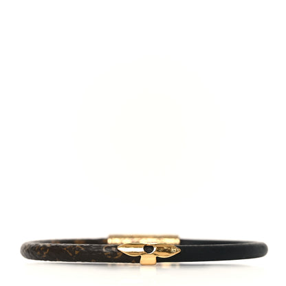 Louis Vuitton Monogram Daily Confidential Bracelet 19 Black 1 of 3