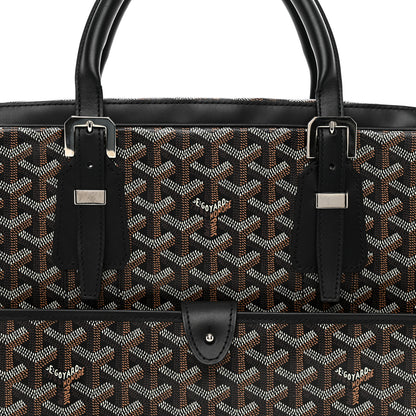 Goyard Goyardine Ambassade MM Briefcase Black 4 of 8