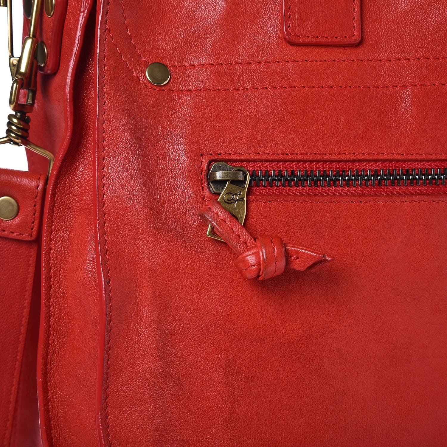 Proenza Schouler Lambskin PS1 Tote Bright Red 9 of 10