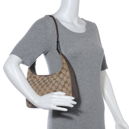 Gucci Monogram Canvas Small Shoulder Bag Ebony 2 of 8