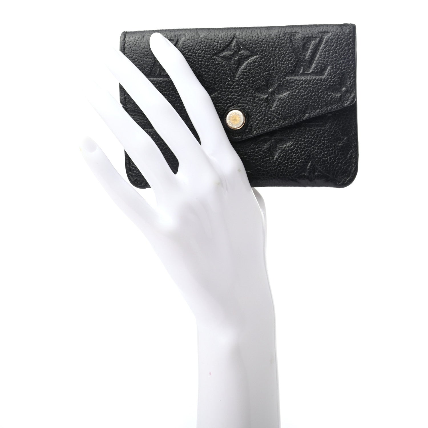 Louis Vuitton Empreinte Key Pouch Black 2 of 6