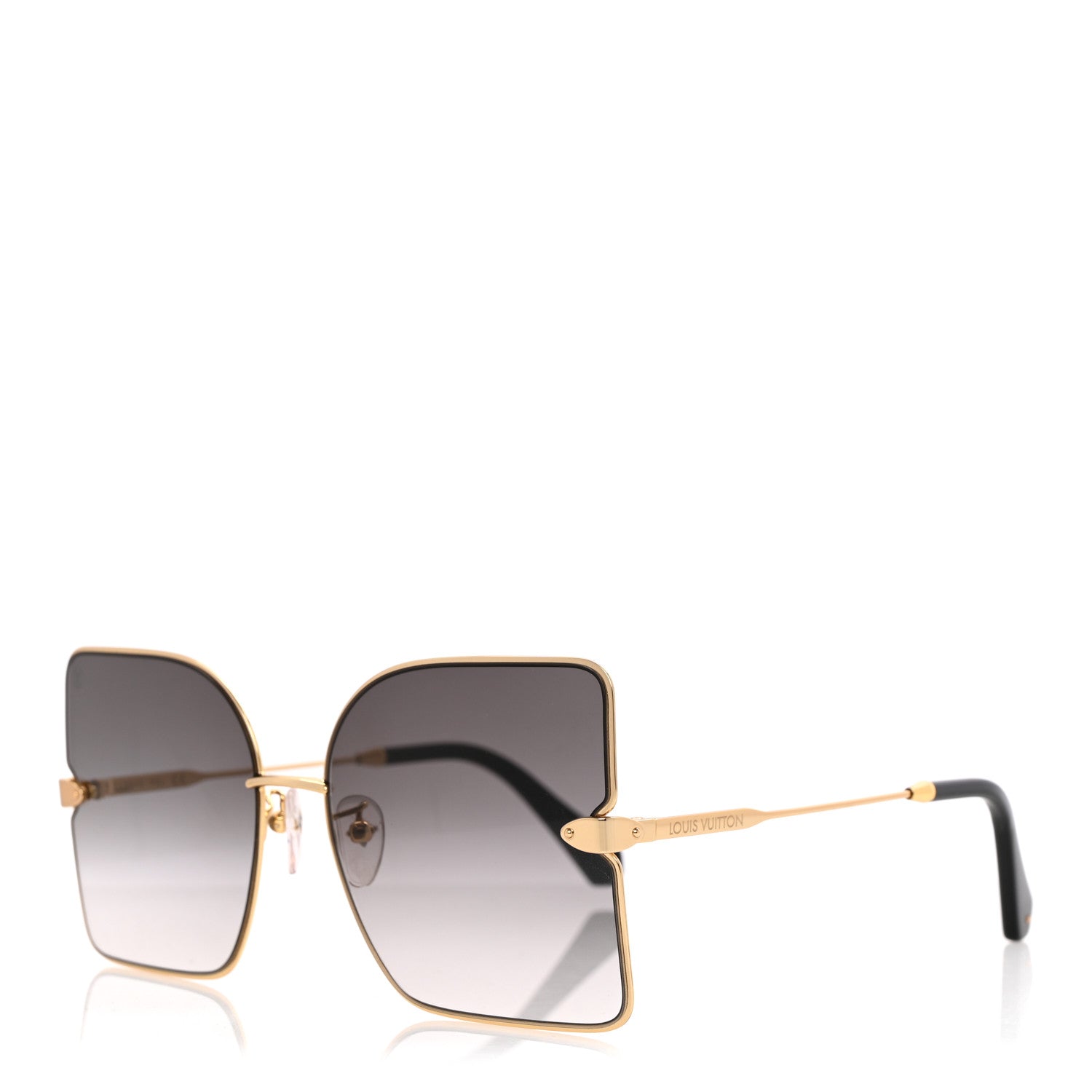 Louis Vuitton Metal Le Magnifique Sunglasses Z1307W Black 1 of 8