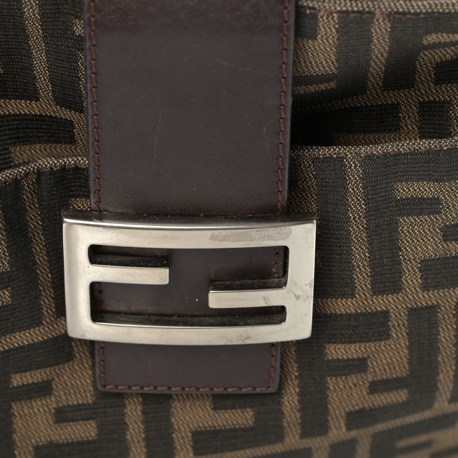Fendi Zucca Shoulder Bag Tobacco 12 of 12