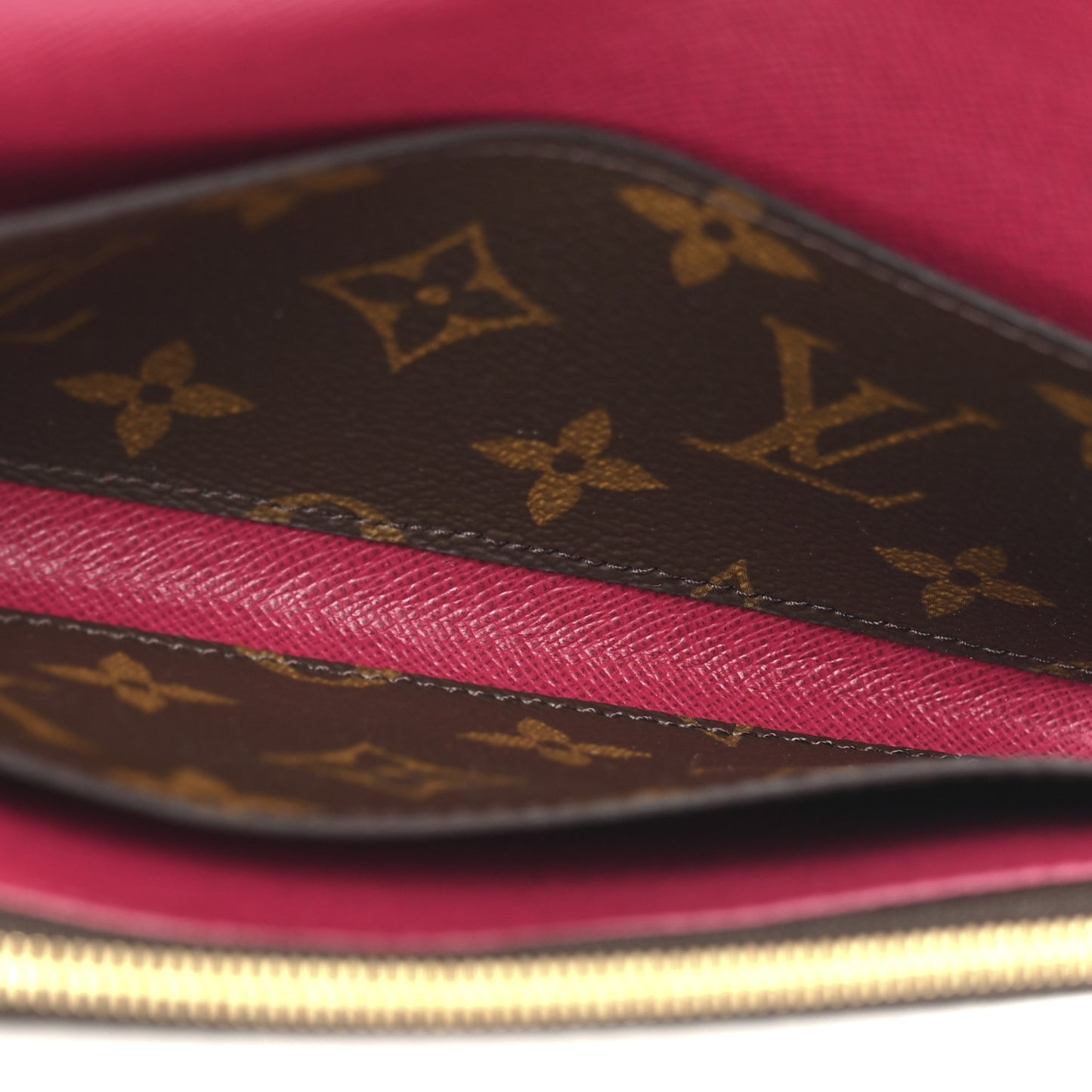 Monogram Emilie Wallet Fuchsia