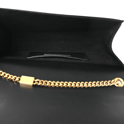 Saint Laurent Smooth Calfskin Medium Classic Monogram Kate Tassel Satchel Black 4 of 12