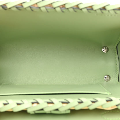 Hermes Wicker Swift Picnic Mini Kelly 20 Naturel Vert Criquet 5 of 12