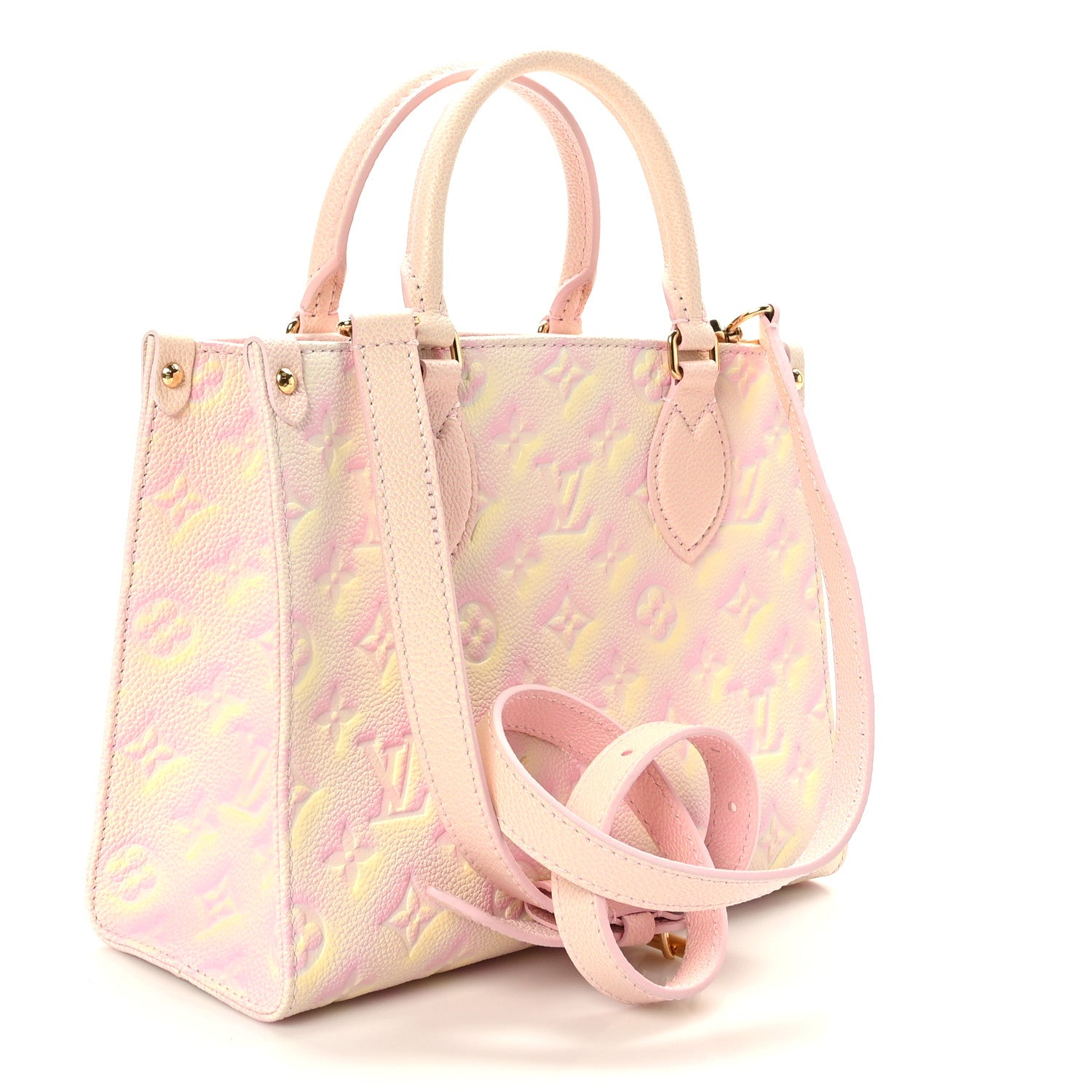Louis Vuitton Empreinte Monogram Summer Stardust Onthego PM Pink 3 of 8