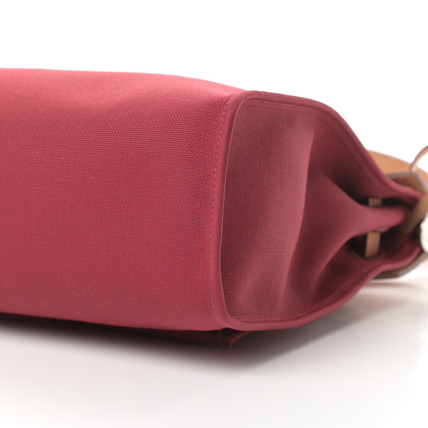 Hermes Vache Hunter Toile Herbag Zip 31 PM Rubis 11 of 14