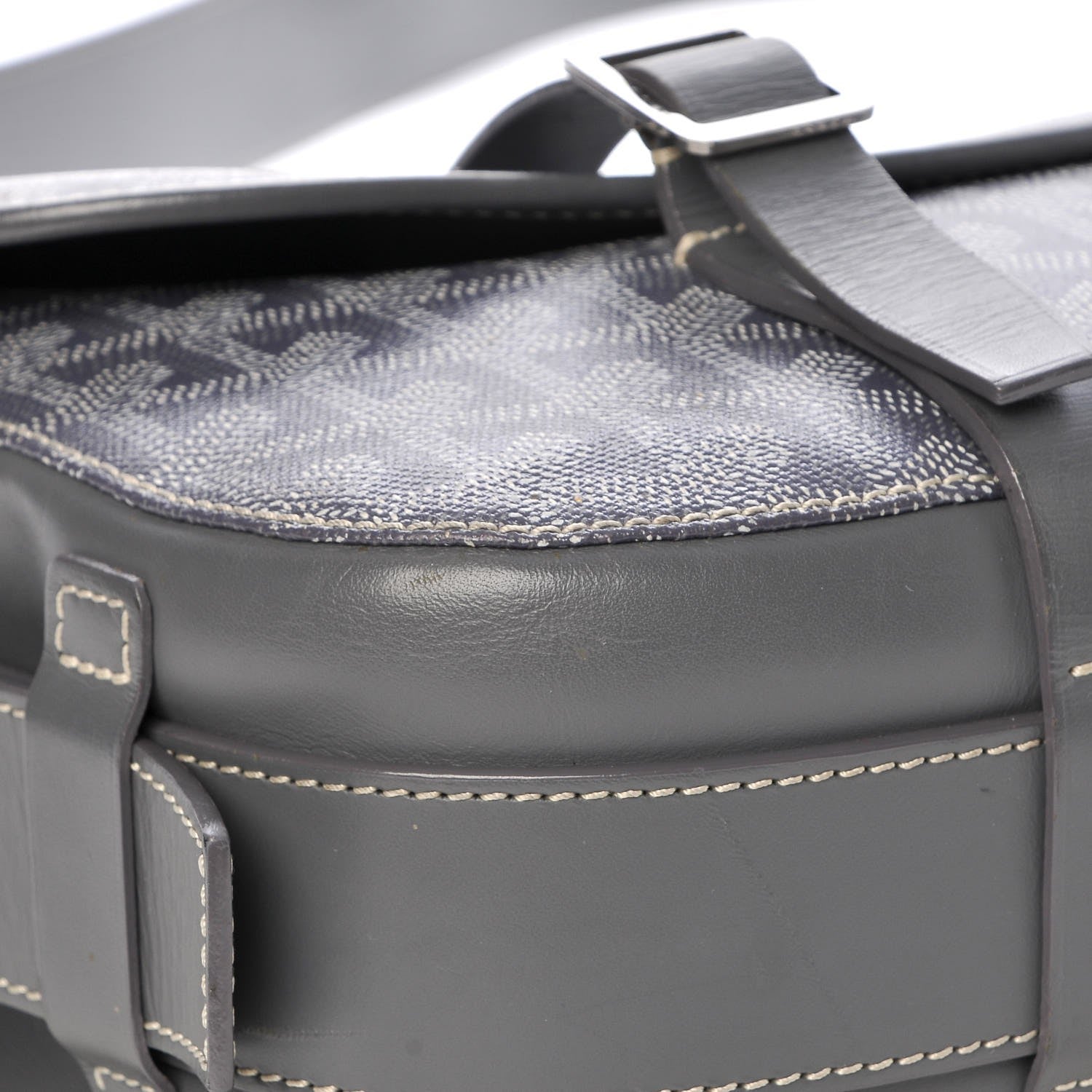 Goyard Goyardine Belvedere GM Messenger Bag Grey 8 of 8