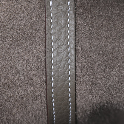 Hermes Taurillon Clemence Picotin Lock 18 PM Etoupe 7 of 11