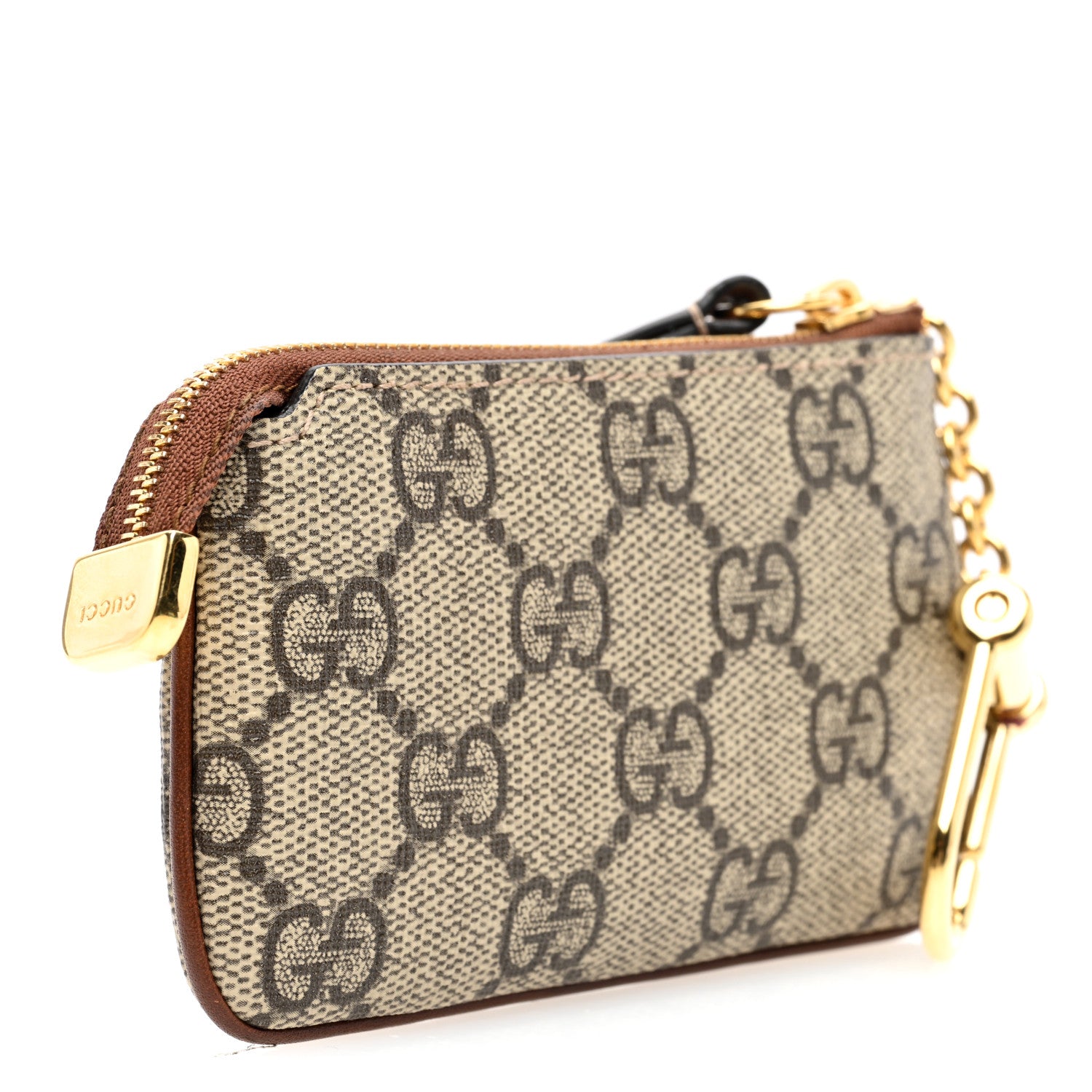 Gucci GG Supreme Monogram Key Case Brown 3 of 7