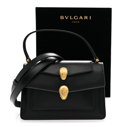 Bulgari X ALEXANDER WANG Lambskin Serpenti Forever Belt Bag Black 11 of 11
