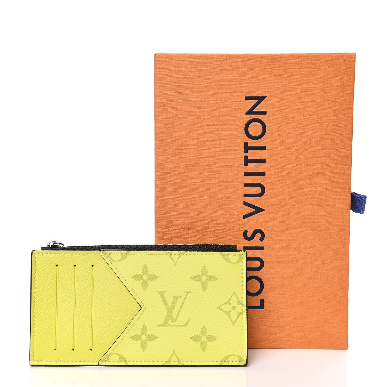 Louis Vuitton Monogram Taiga Coin Card Holder Yellow 7 of 7