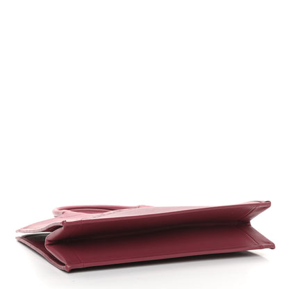 Christian Dior Calfskin Embossed Medium Book Tote Red 4 of 10