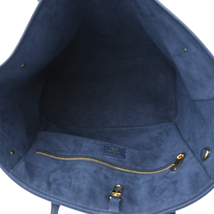 Louis Vuitton Empreinte Monogram Giant Neverfull MM Degrade Bleu 6 of 12