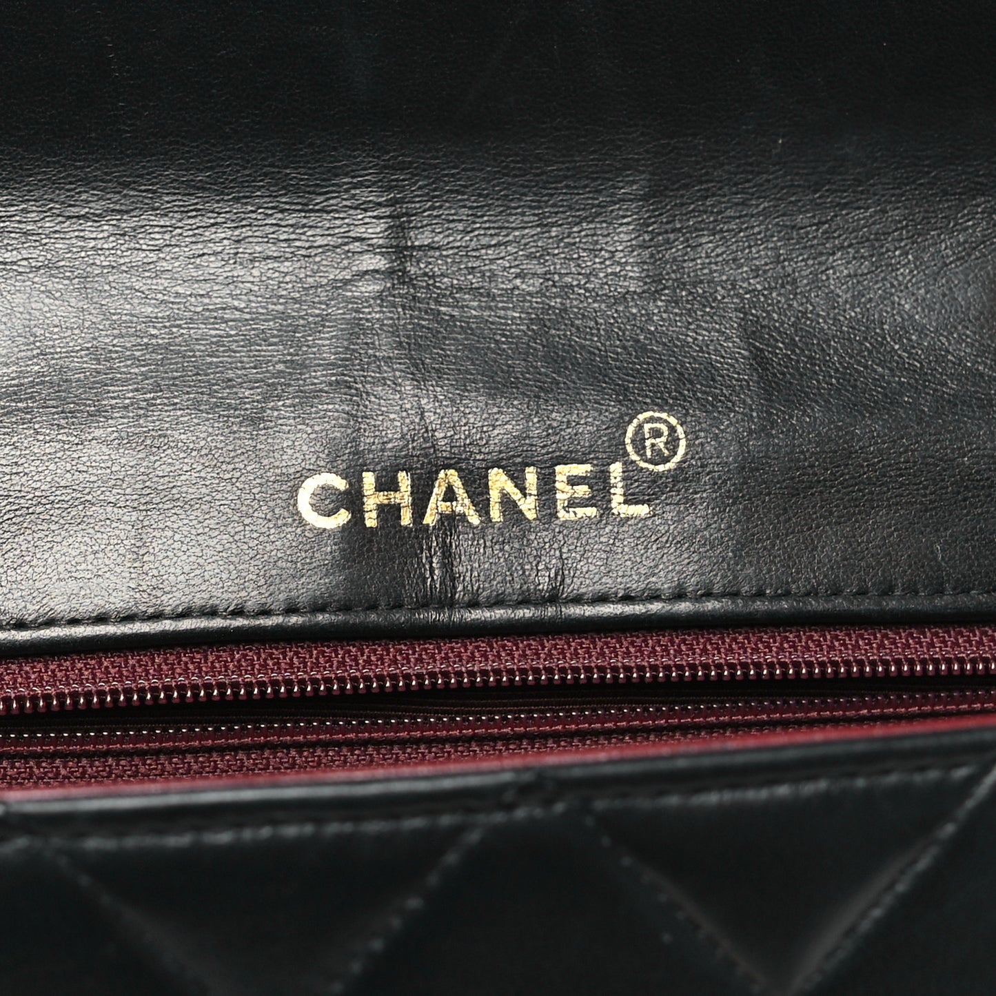 Lambskin Quilted Medium Mademoiselle Single Flap Black