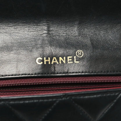 Chanel Lambskin Quilted Medium Mademoiselle Single Flap Black 6 of 11
