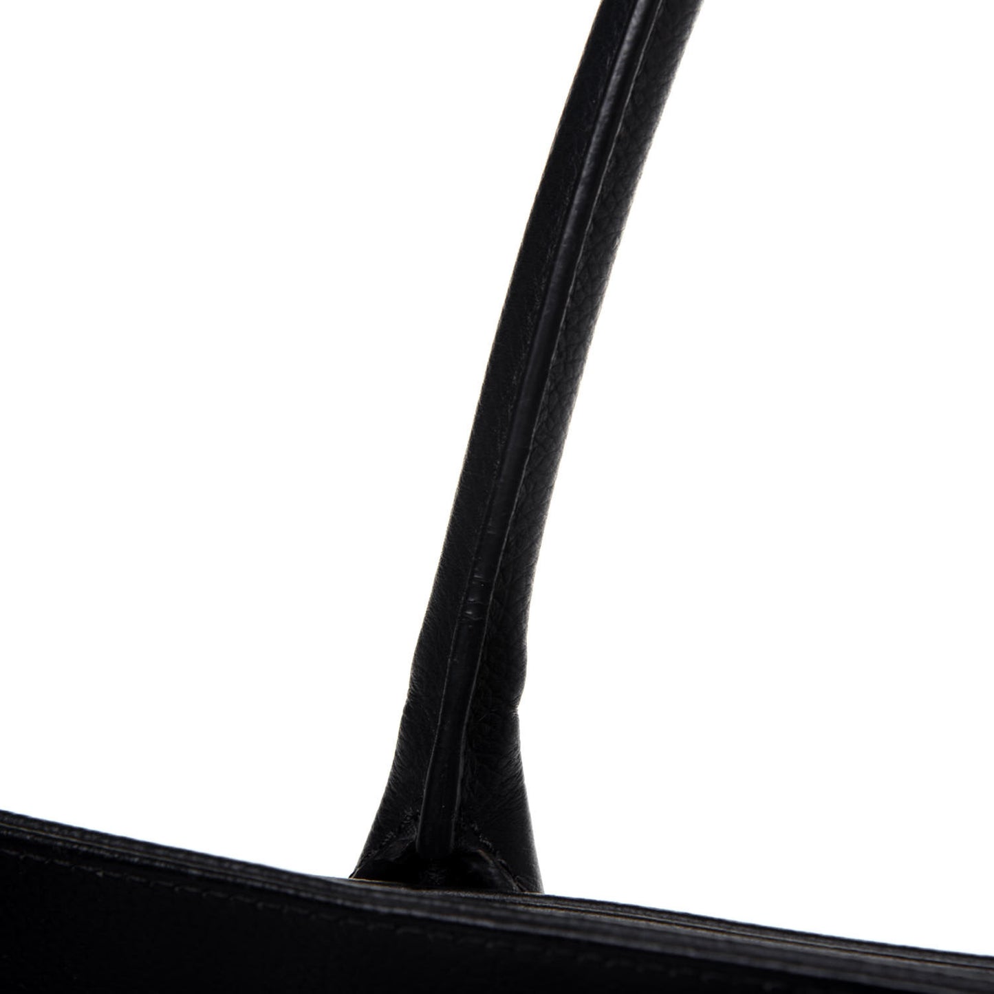 Calfskin Small Cerf Executive Shopper Tote Black