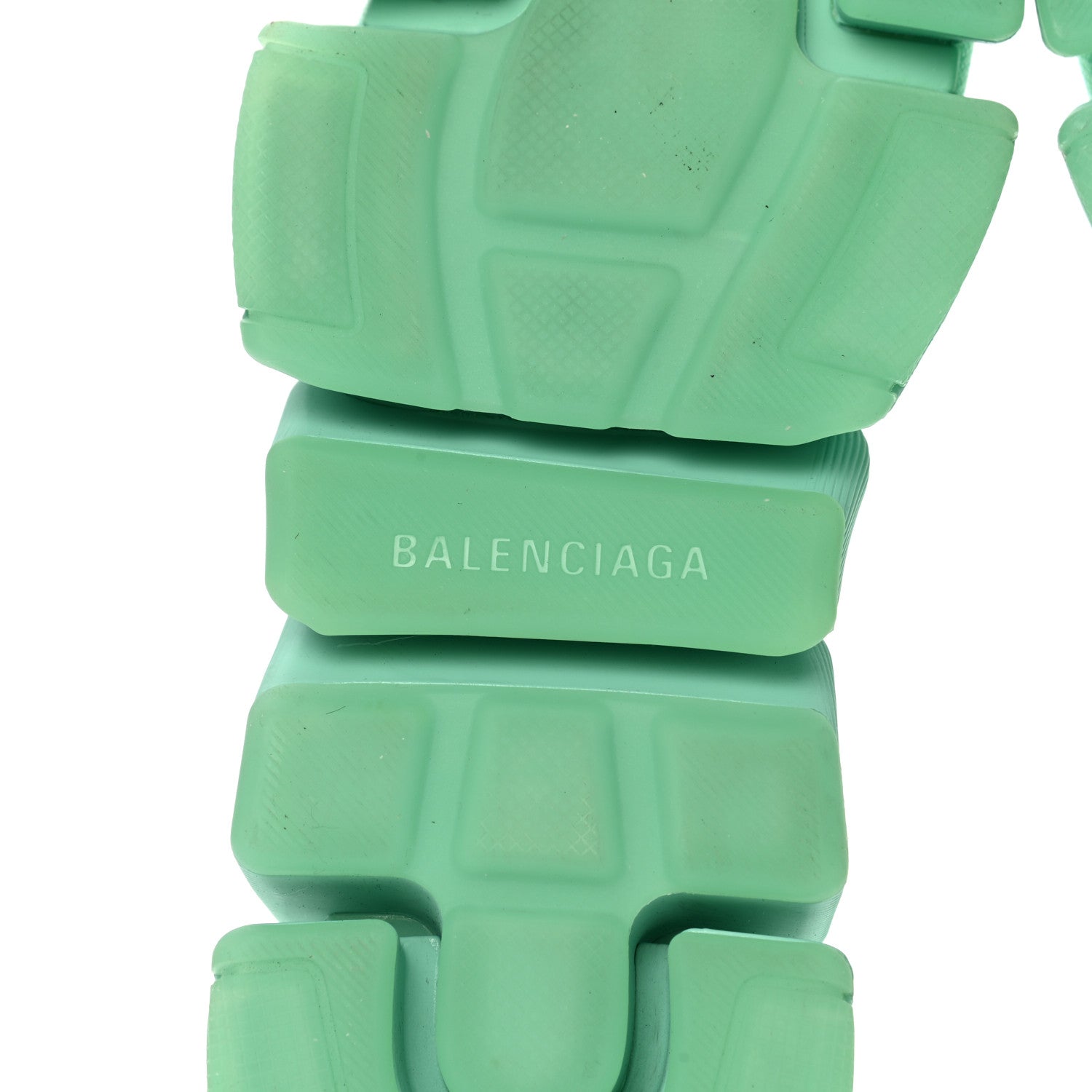 Balenciaga Technical 3D Recycled Knit Womens Speed 2.0 Transparent Sole Sneakers 37 Mint 6 of 14