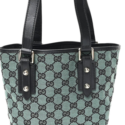 Gucci Monogram Tote Bag Green 8 of 10