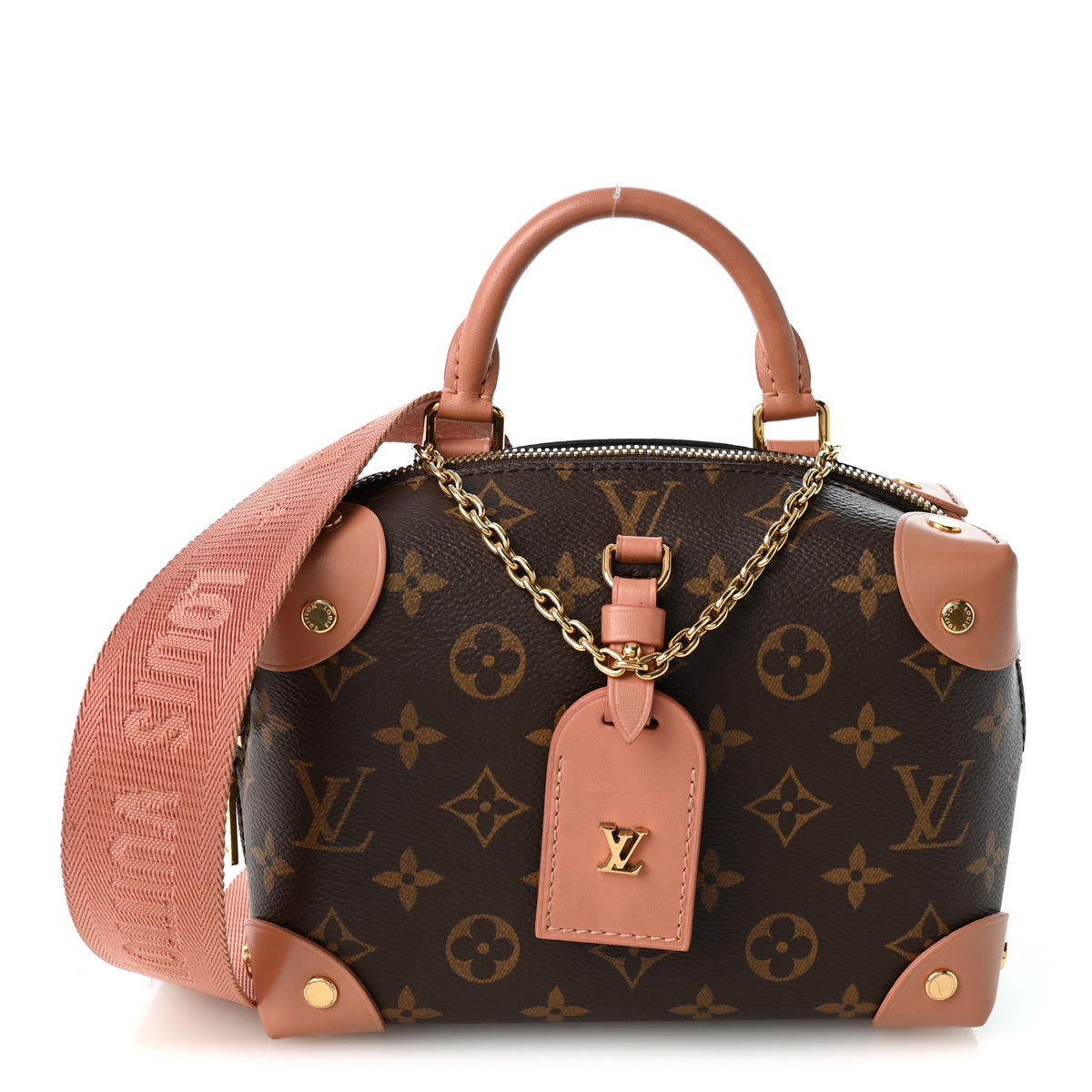Louis Vuitton Monogram Petite Malle Souple Peach 1 of 9