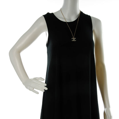 Chanel Pearl CC Pendant Long Necklace Light Gold 2 of 5