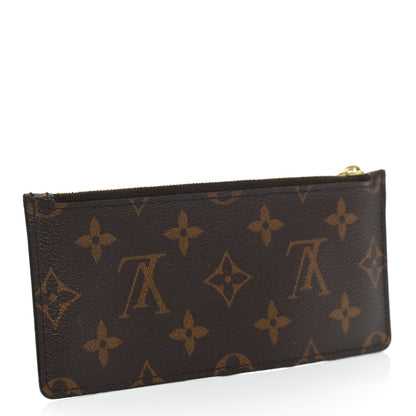 Louis Vuitton Monogram Josephine Wallet Zippered Insert Rose Ballerine 3 of 7