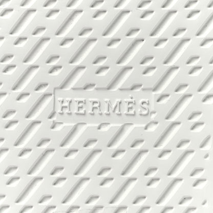 Hermes Calfskin Womens Happy Sneakers 37 White 7 of 9